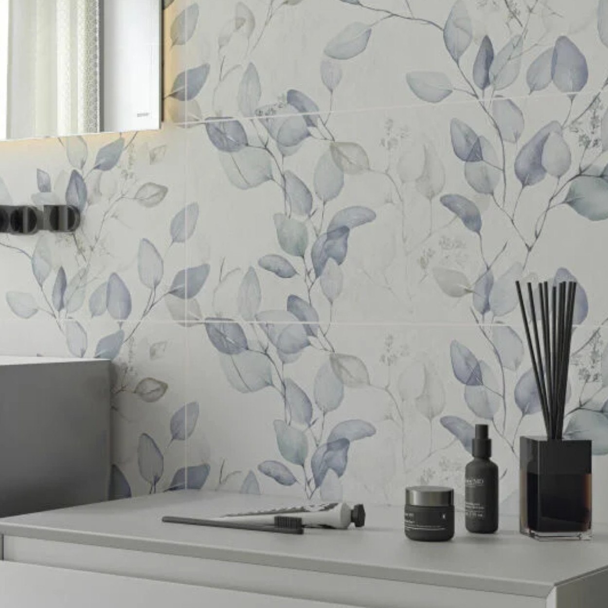 Cifre Ceramica Alure White Caudalie Decor Wandtegel 30x75 cm